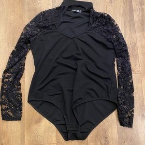 Boohoo lace bodysuit